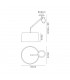 Multi Position Ceiling Pendant with Black Shade 1 Light E27, Matt Black, Beech with Black Shade - 2