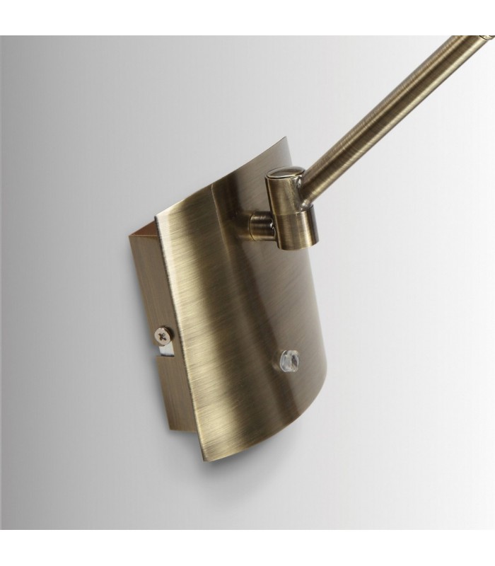 Wall Lamp 1 Light 7W LED 3000K, 600lm, Antique Brass - 5