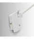 Wall Lamp 1 Light 7W LED 3000K, 600lm, Matt White, Polished Chrome - 5
