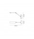 Wall Lamp 1 Light 7W LED 3000K, 600lm, Polished Chrome - 2