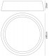 Flush Ceiling LED, Cylindrical 90cm Black 3000K, 4200lm, White Acrylic with Black Shade - 2