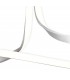 Semi Flush Ceiling 40W LED 3000K, 3200lm, Dimmable Silver, Frosted Acrylic, Polished Chrome - 6