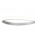 Semi Flush Ceiling 40W LED 3000K, 3200lm, Dimmable Silver, Frosted Acrylic, Polished Chrome - 7