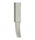 Semi Flush Ceiling 30W LED 3000K, 2400lm, Dimmable Silver, Frosted Acrylic, Polished Chrome - 5