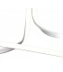 Semi Flush Ceiling Tall 40W LED 3000K, 3200lm, Dimmable Silver, Frosted Acrylic, Polished Chrome - 6