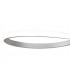 Semi Flush Ceiling Tall 40W LED 3000K, 3200lm, Dimmable Silver, Frosted Acrylic, Polished Chrome - 7