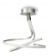 Semi Flush Ceiling 50W LED 3000K, 4000lm, Dimmable Silver, Frosted Acrylic, Polished Chrome - 3