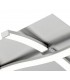 Ceiling 34W LED 3000K, 2600lm, Dimmable Silver, Frosted Acrylic, Polished Chrome - 4