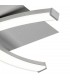 Ceiling 34W LED 3000K, 2600lm, Dimmable Silver, Frosted Acrylic, Polished Chrome - 6