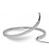 Floor Lamp 22W LED 3000K, 1800lm, Dimmable Silver, Frosted Acrylic, Polished Chrome - 3