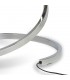 Floor Lamp 22W LED 3000K, 1800lm, Dimmable Silver, Frosted Acrylic, Polished Chrome - 4