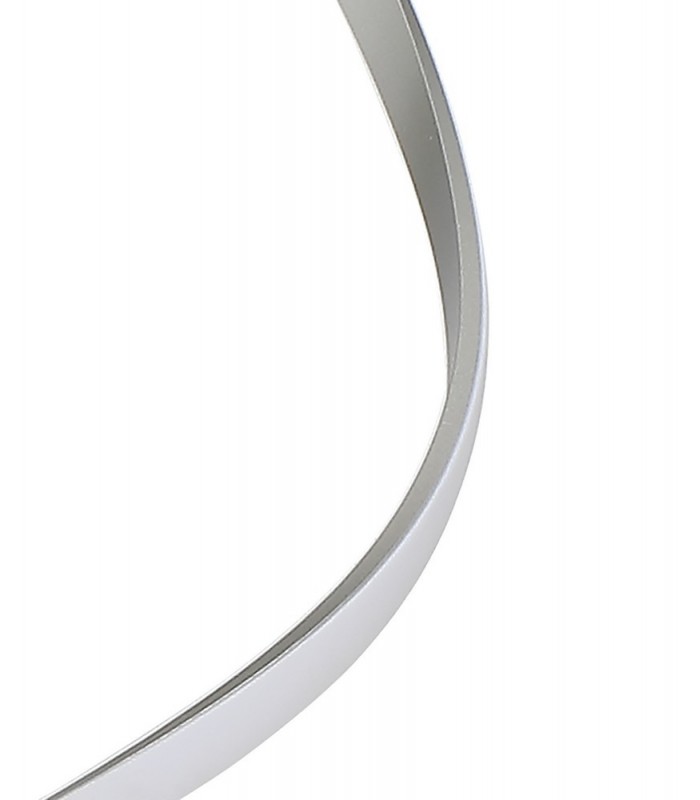 Floor Lamp 22W LED 3000K, 1800lm, Dimmable Silver, Frosted Acrylic, Polished Chrome - 6