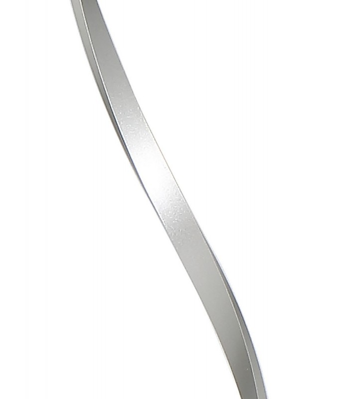 Floor Lamp 22W LED 3000K, 1800lm, Dimmable Silver, Frosted Acrylic, Polished Chrome - 7