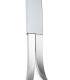 Semi Flush Ceiling 50W LED 3000K, 3900lm, Silver, Frosted Acrylic, Polished Chrome - 5