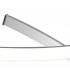 Semi Flush Ceiling 80W LED 3000K, 6200lm, Silver, Frosted Acrylic, Polished Chrome - 7