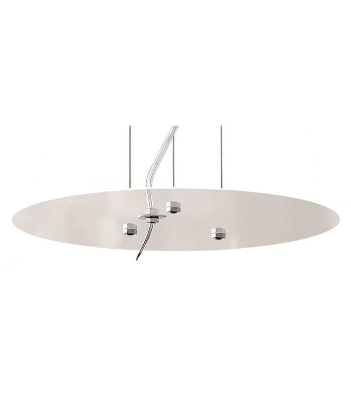 Ceiling Pendant Kit 31cm, Polished Chrome, White Acrylic - 5
