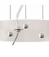 Ceiling Pendant Kit 31cm, Polished Chrome, White Acrylic - 6