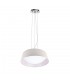 Ceiling Pendant Kit 43cm, Polished Chrome, White Acrylic - 3