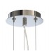 Ceiling Pendant Kit 43cm, Polished Chrome, White Acrylic - 4