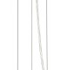 Ceiling Pendant Kit 43cm, Polished Chrome, White Acrylic - 5