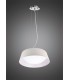 Ceiling Pendant Kit 43cm, Polished Chrome, White Acrylic - 8