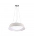 Ceiling Pendant Kit 59cm, Polished Chrome, White Acrylic - 3