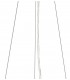 Ceiling Pendant Kit 59cm, Polished Chrome, White Acrylic - 5