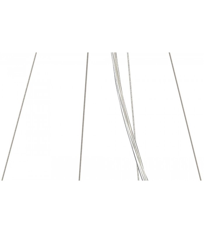 Ceiling Pendant Kit 90cm, Polished Chrome, White Acrylic - 5