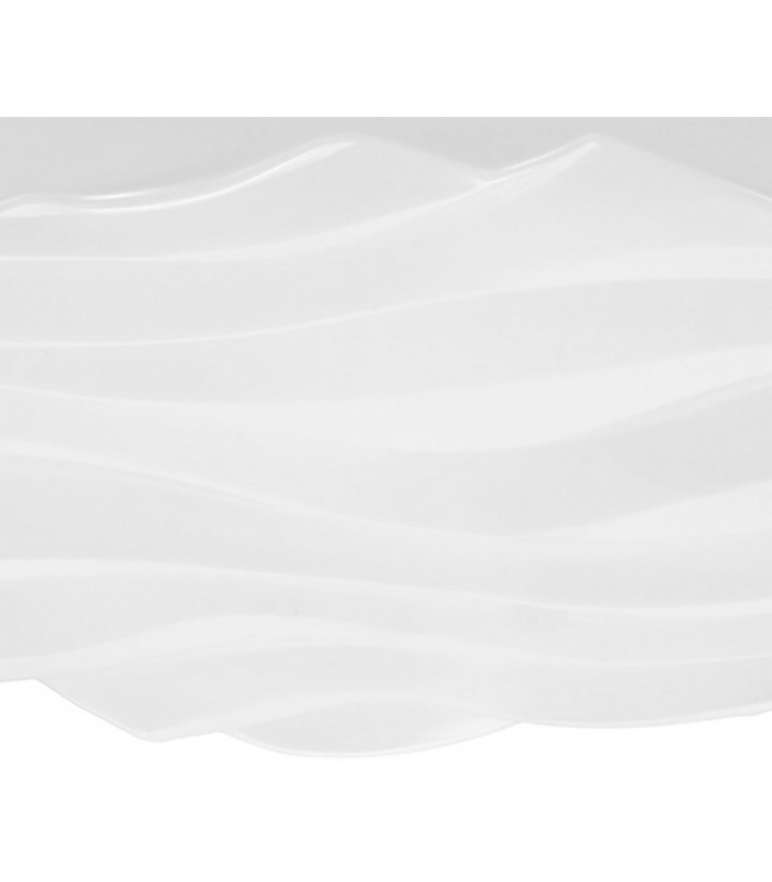 Flush Ceiling Light Medium Round 36W LED IP44 3000K, 3240lm, Matt White, White Acrylic - 5