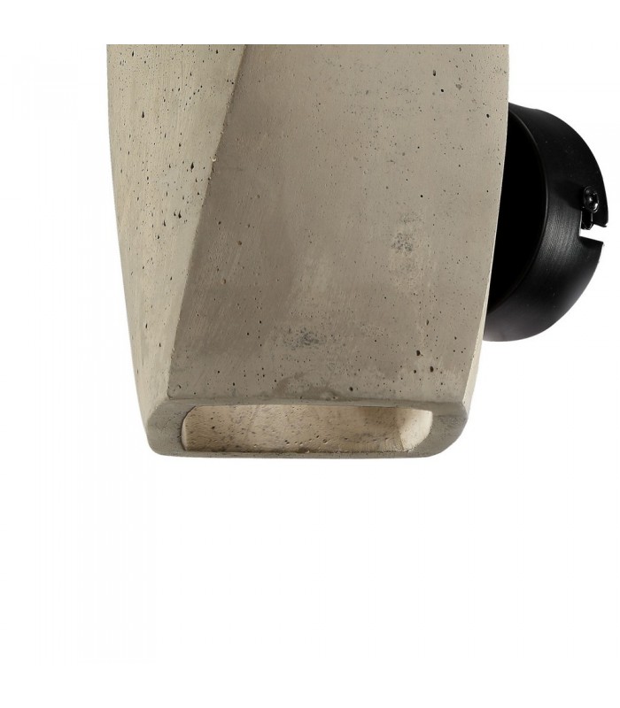 Wall Lamp 2 Light G9, Cement, Matt Black - 3