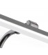 Wall Lamp 7W LED Chrome IP44 4000K, 420lm, Silver, Frosted Acrylic, Polished Chrome - 5