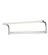 Wall Lamp 6W LED Chrome IP44 4000K, 420lm, Silver, Frosted Acrylic, Polished Chrome - 3