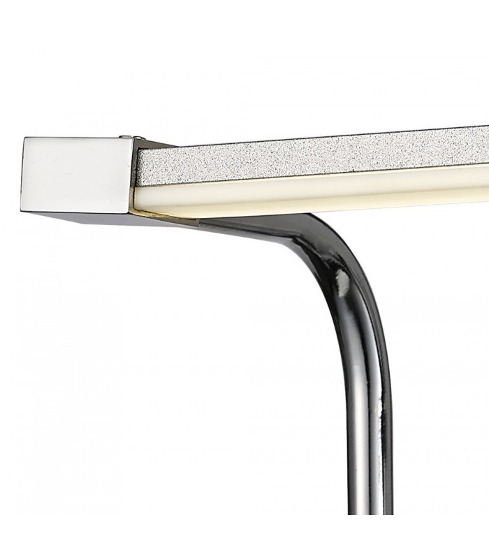Wall Lamp 6W LED Chrome IP44 4000K, 420lm, Silver, Frosted Acrylic, Polished Chrome - 4