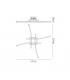 Flush Ceiling 26W LED Satin Nickel, Polished Chrome 3000K, 1800lm, - 2
