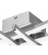 Flush Ceiling 26W LED Satin Nickel, Polished Chrome 3000K, 1800lm, - 3