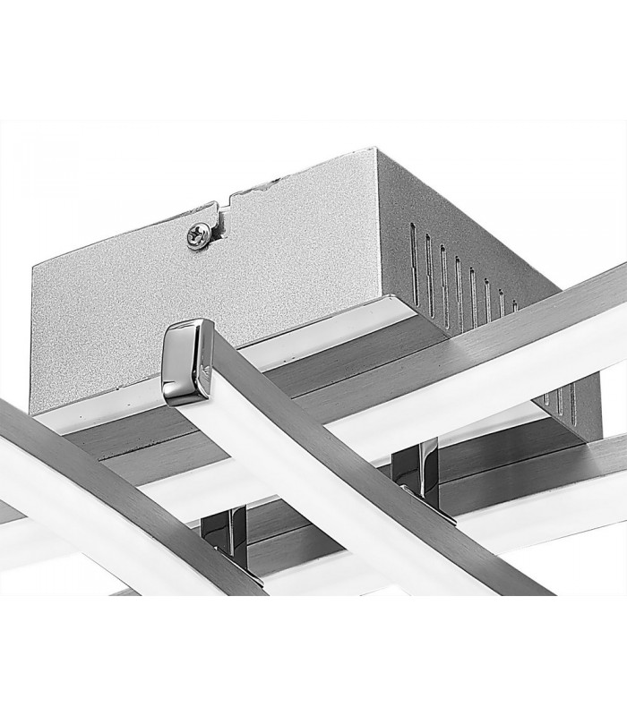 Flush Ceiling 26W LED Satin Nickel, Polished Chrome 3000K, 1800lm, - 3
