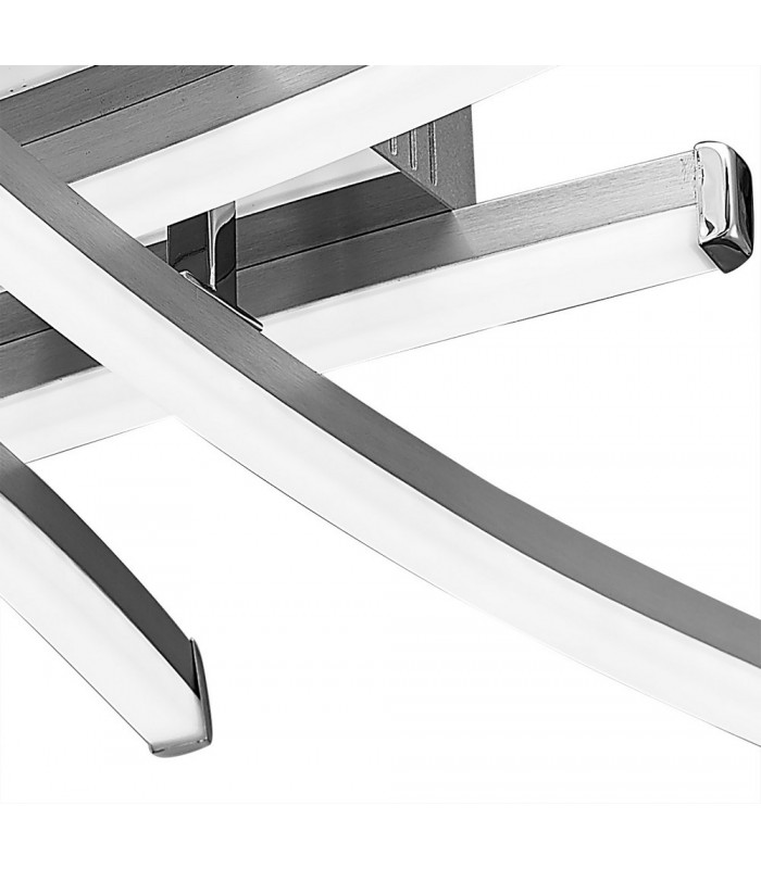 Flush Ceiling 26W LED Satin Nickel, Polished Chrome 3000K, 1800lm, - 6