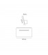 Wall Lamp Rectangular 4W LED 4000K, 360lm, White - 2