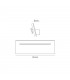 Wall Lamp Rectangular 8W LED 4000K, 720lm, White - 2