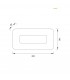 Wall Lamp Rectangular 6W LED 4000K, 540lm, Aluminium, Acrylic - 2