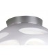 Ceiling 1 Light E27, Gloss White, Polished Chrome - 3