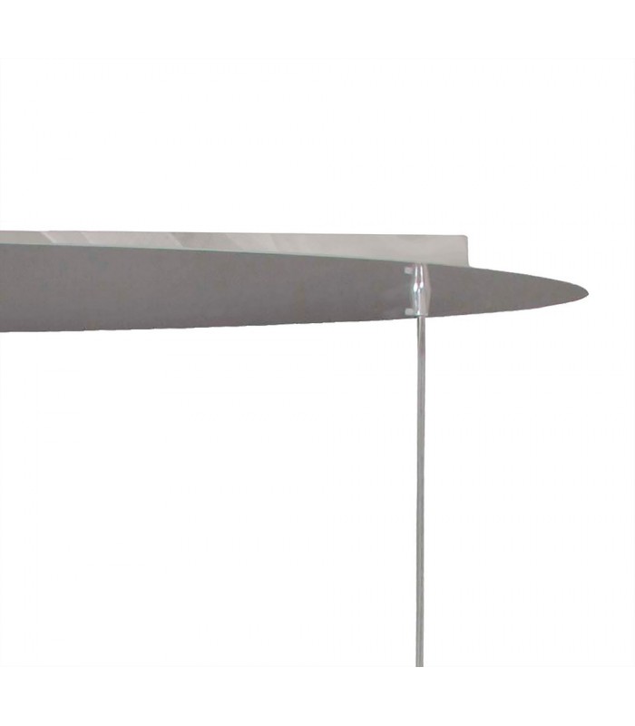 Ceiling Pendant 3 Light E27 Line, Gloss White, Polished Chrome - 4