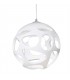 Ceiling Pendant 3 Light E27 Line, Gloss White, Polished Chrome - 6