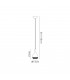 Ceiling Pendant 1 Light GU10 Polished Chrome - 2