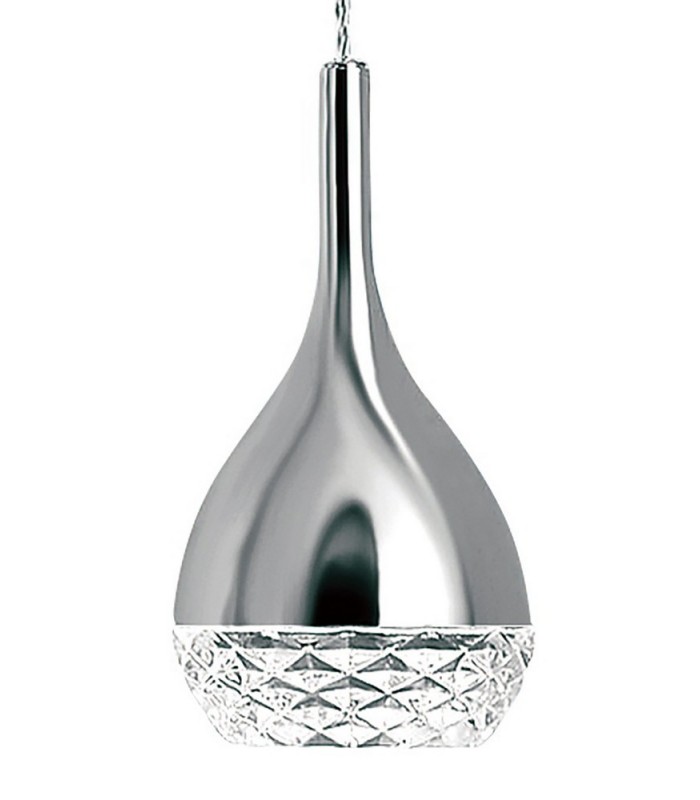 Ceiling Pendant 1 Light GU10 Polished Chrome - 4