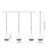 Ceiling Pendant 3 Light GU10 Line Polished Chrome - 2