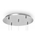 Ceiling Cluster Pendant 5 Light GU10 Round Polished Chrome - 3