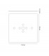 Flush Mount Plate Kit For M5234 , M5236 Satin Nickel - 2