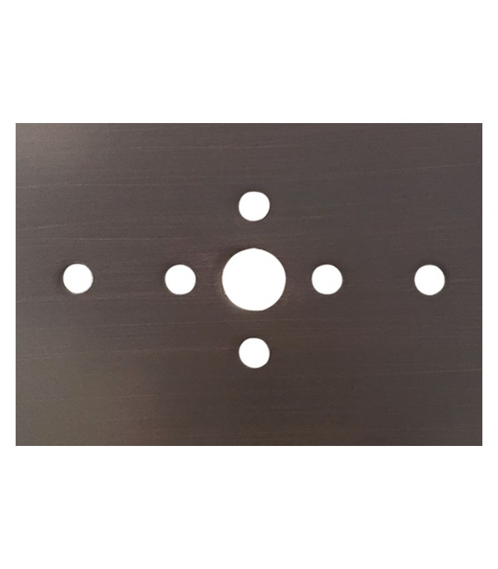 Flush Mount Plate Kit For M5234 , M5236 Satin Nickel - 5