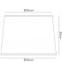 Black Round Shade 300, 350mm x 250mm, Suitable for Floor Lamps - 2